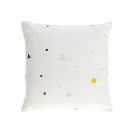 Bílý povlak na polštář z organické bavlny Kave Home Miris, 45 x 45 cm