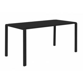 Černý kovový zahradní jídelní stůl ZUIVER VONDEL 168,5 x 87 cm