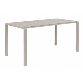 Bílý kovový zahradní jídelní stůl ZUIVER VONDEL 168,5 X 87 cm