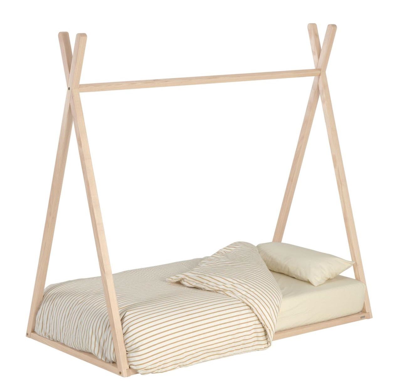 Dřevěná dětská postel Kave Home Maralis 70 x 140 cm - Designovynabytek.cz