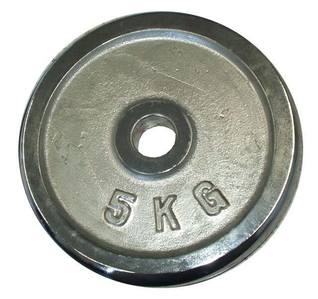 Acra Sport 4763 Kotouč chrom 5 kg - 25 mm - Kokiskashop.cz