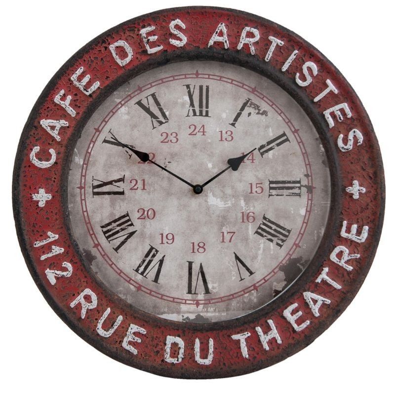 Nástěnné hodiny Ø 47*4 cm Clayre & Eef - LaHome - vintage dekorace