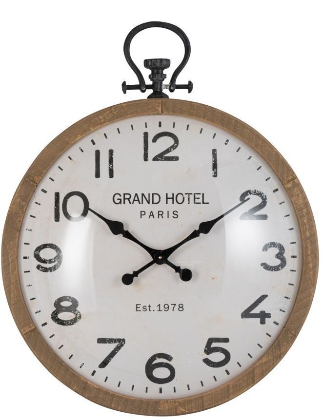 Nástěnné hodiny Grand Hotel - Ø 89*107cm J-Line by Jolipa - LaHome - vintage dekorace