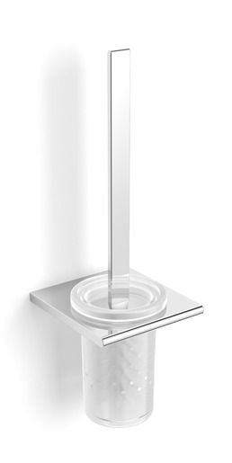 Wc štětka SAT Evolution R chrom/mléčné sklo SATDEVOR37 - Siko - koupelny - kuchyně
