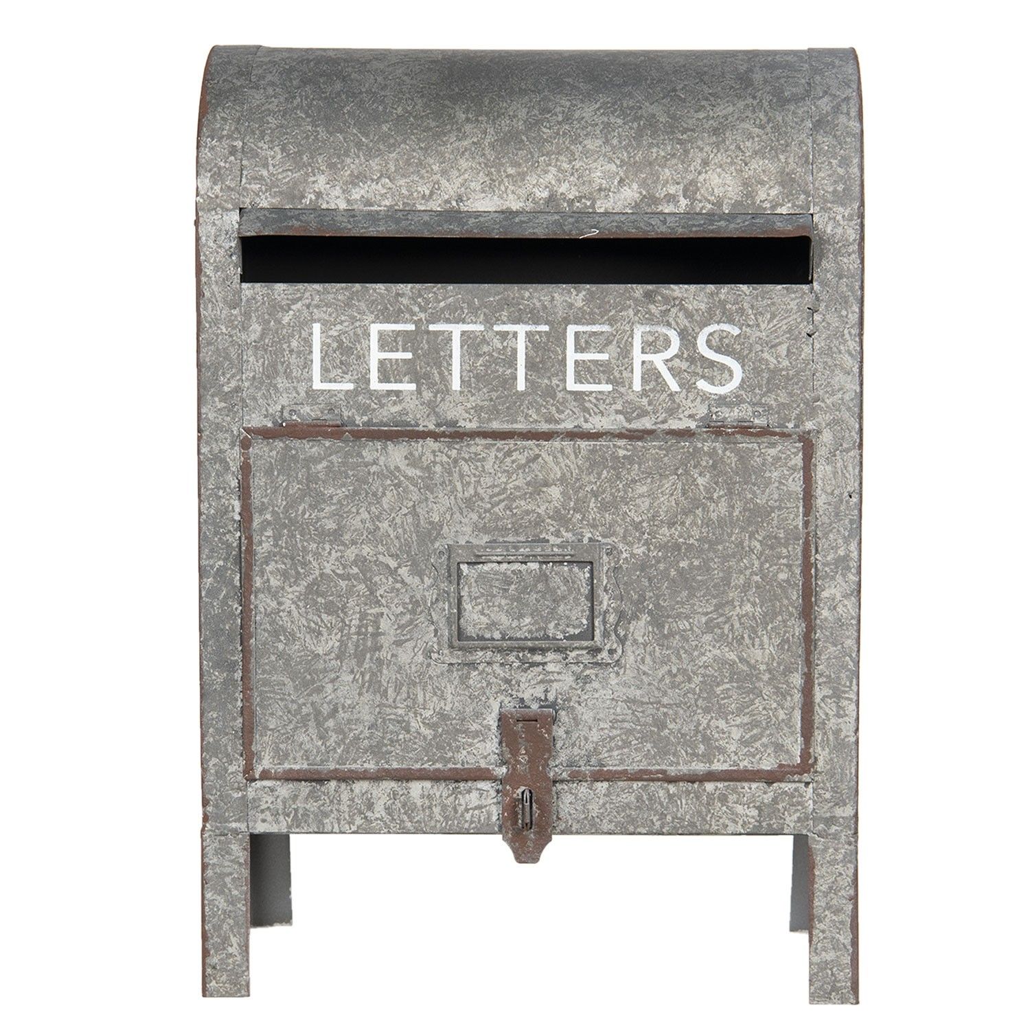 Dekorační poštovní schránka na nožičkách Letters - 28*16*40 cm Clayre & Eef - LaHome - vintage dekorace