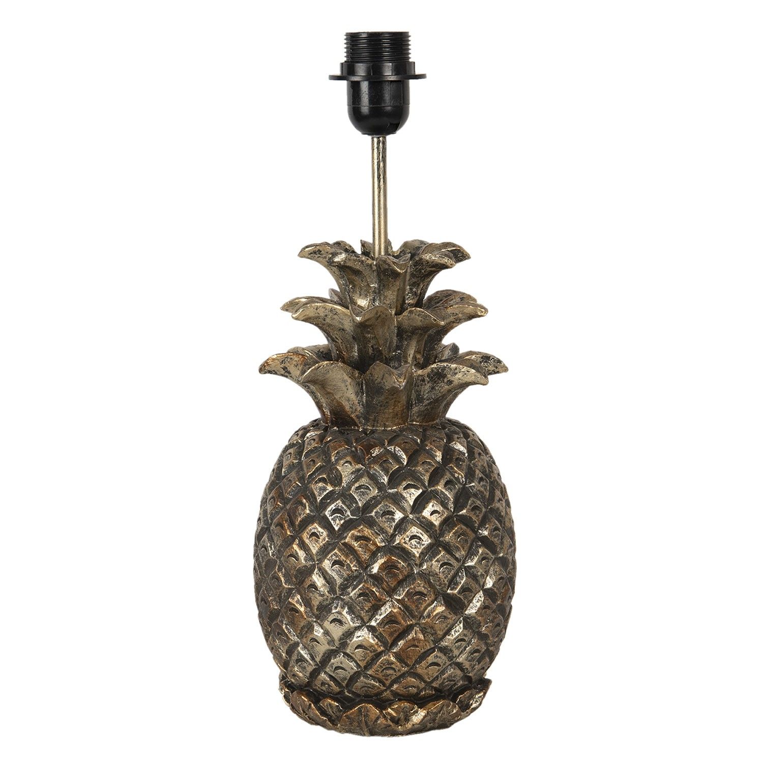 Stolní lampa bez stínidla v designu ananasu - 25*25*54 cm Clayre & Eef - 