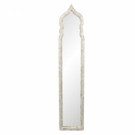 Vintage nástěnné zrcadlo s patinou Lourdes - 30*4*150 cm Clayre & Eef LaHome - vintage dekorace