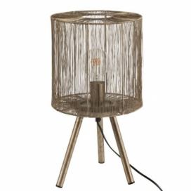 Kovová bronzová stolní lampa Antiek - Ø 25*45cm J-Line by Jolipa