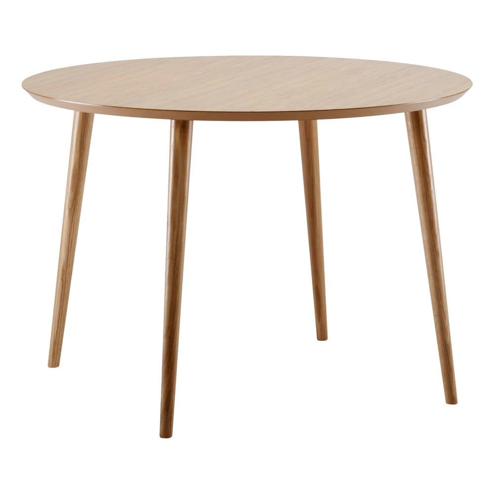 Jídelní stůl v dubovém dekoru Woodman Cloyd, ø 100 cm - Bonami.cz