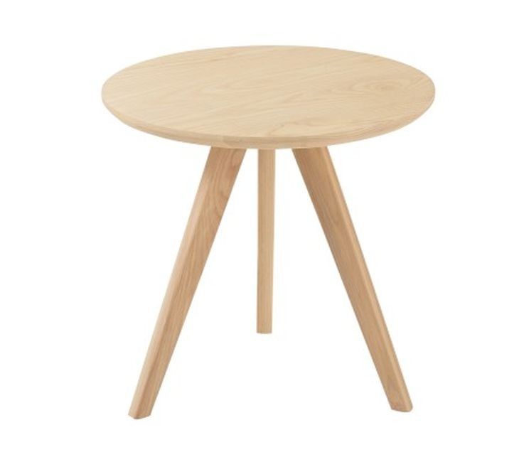 Přírodní dřevěný odkládací stolek Scandinavian - Ø 50*49cm J-Line by Jolipa - LaHome - vintage dekorace