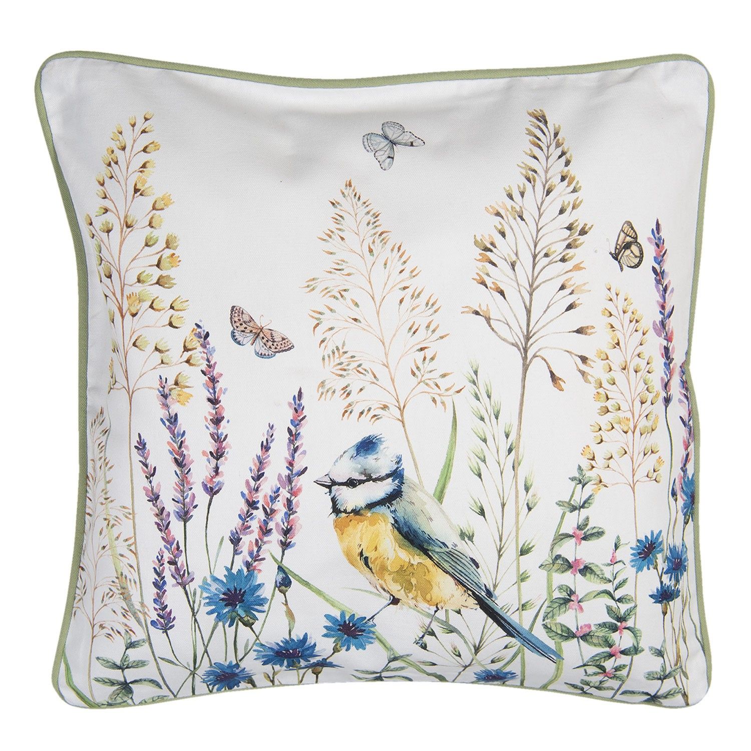 Bavlněný povlak na polštář So Floral - 40*40 cm Clayre & Eef - LaHome - vintage dekorace