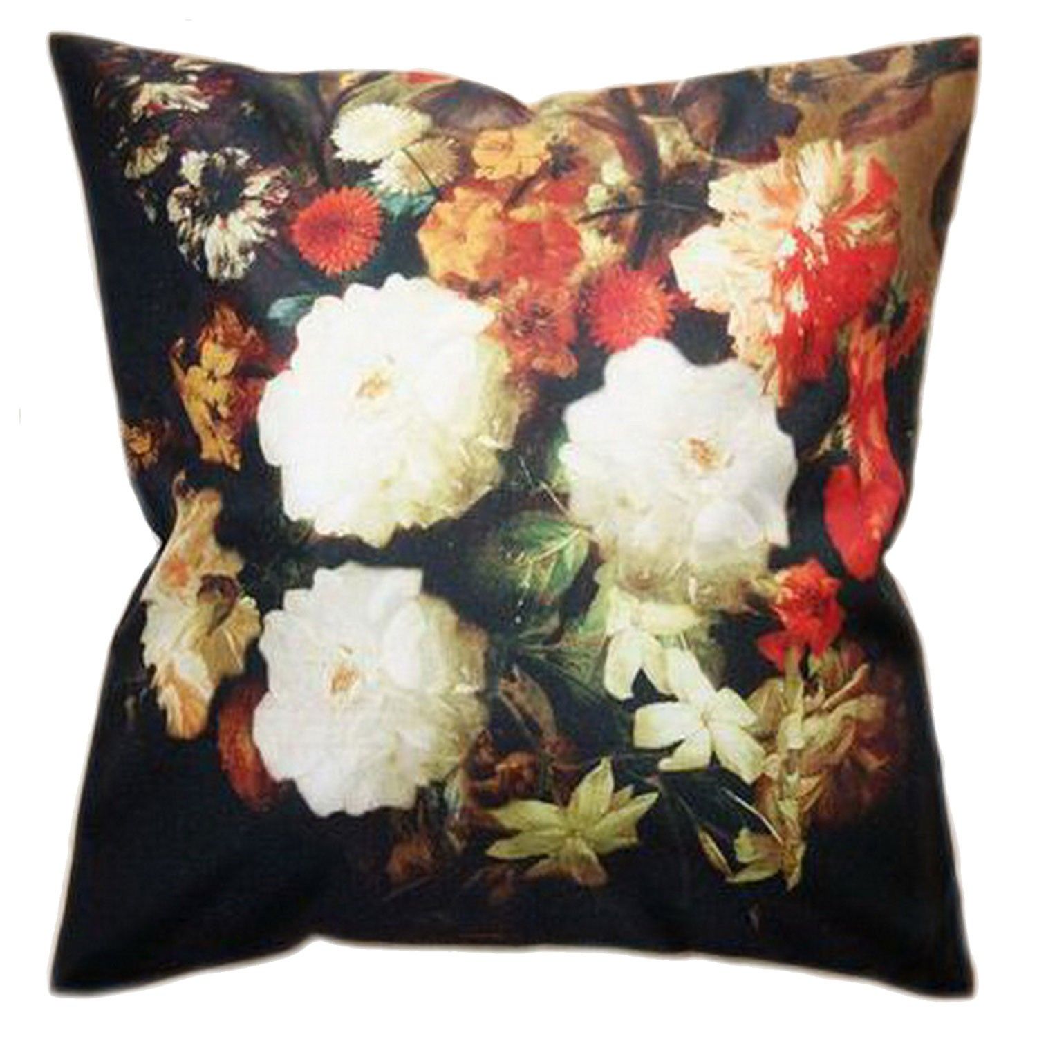 Povlak na polštář květiny Manon - 45*45 cm Clayre & Eef - LaHome - vintage dekorace