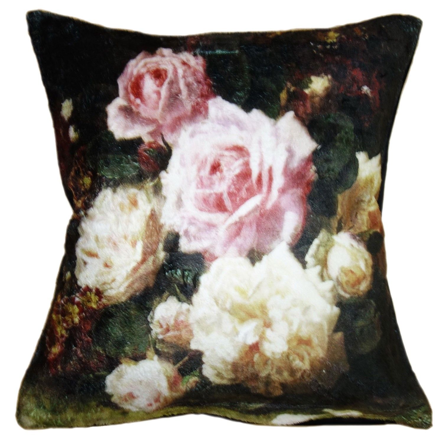 Povlak na polštář s květinami Manon - 45*45 cm Clayre & Eef - LaHome - vintage dekorace