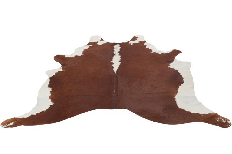 Kravská kůže s hnědým pálením - 230*240cm J-Line by Jolipa - LaHome - vintage dekorace