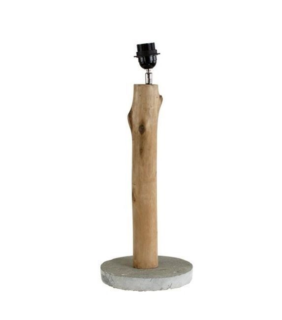 Dřevěná základna ke stolní lampě Eukalyptus - Ø18*30cm / E27 Mars & More - LaHome - vintage dekorace