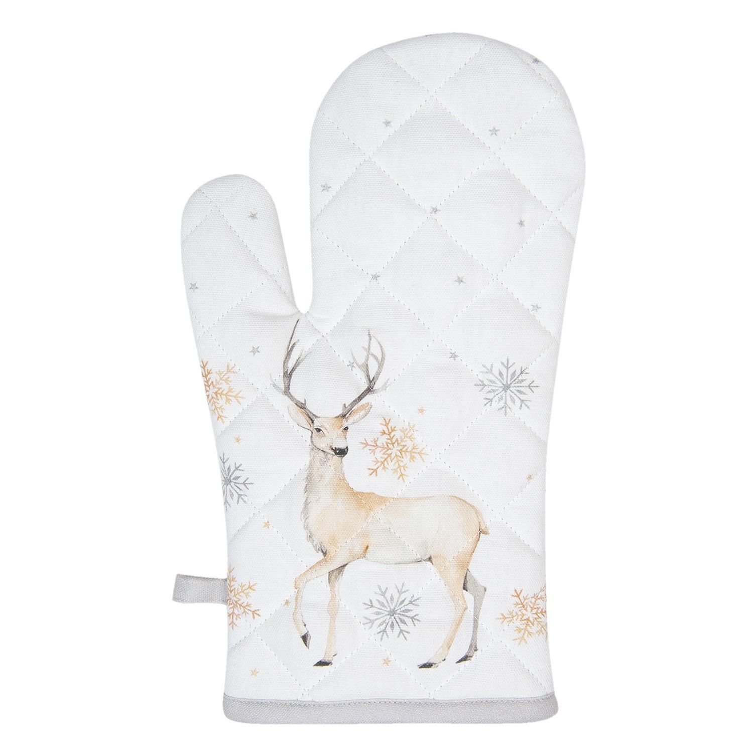 Chňapka - rukavice Pastel Christmas- 16*30 cm Clayre & Eef - LaHome - vintage dekorace
