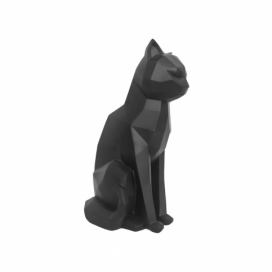 Matně černá soška PT LIVING Origami Cat, výška 29,5 cm Bonami.cz