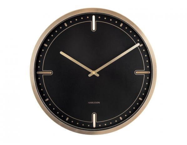 Designové nástěnné hodiny 5727BK Karlsson 42cm - FORLIVING