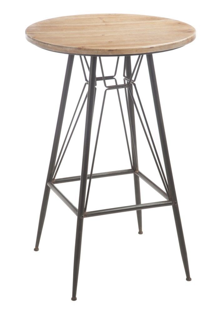 Barový stolek BISTRO - Ø  65 * 99cm J-Line by Jolipa - LaHome - vintage dekorace
