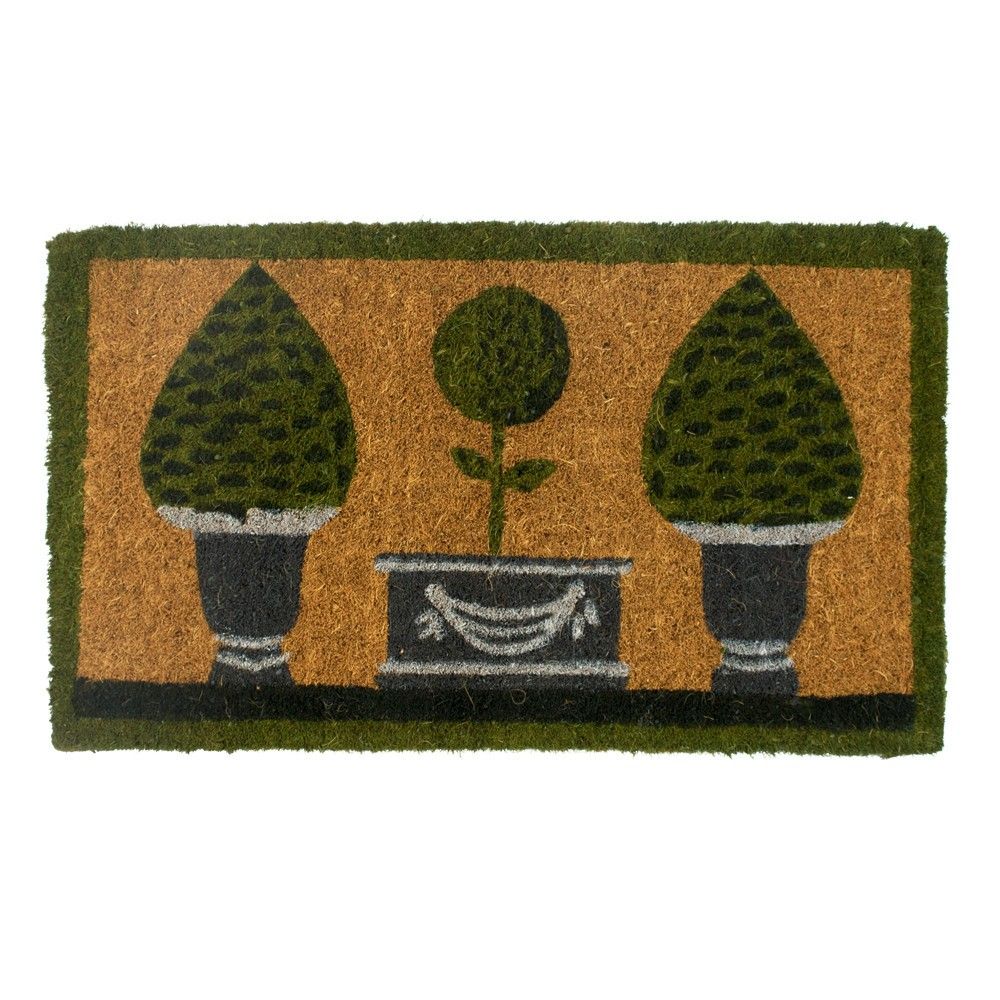 Kokosová rohož ručně vyrobená 3 topiary - 75*45*3cm Mars & More - LaHome - vintage dekorace