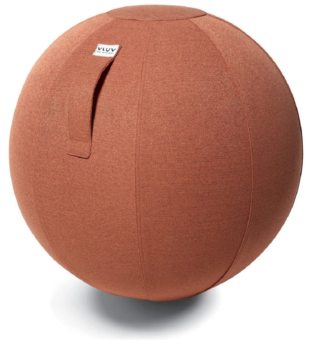 Oranžový sedací / gymnastický míč  VLUV SOVA Ø 65 cm - Designovynabytek.cz