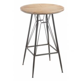 Barový stolek BISTRO - Ø  65 * 99cm J-Line by Jolipa