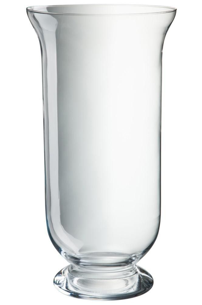 Transparentní skleněná váza Hurricane - Ø 25 * 50 cm J-Line by Jolipa - LaHome - vintage dekorace