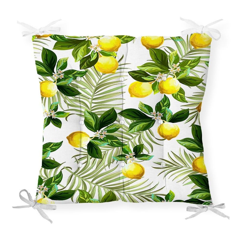 Podsedák s příměsí bavlny Minimalist Cushion Covers Lemon Tree, 40 x 40 cm - Bonami.cz
