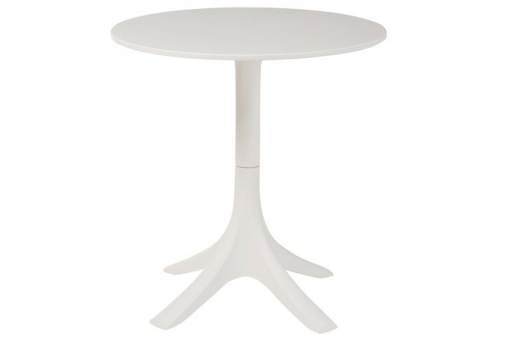 Bílý kulatý stůl Ludivine - Ø 70*75 cm J-Line by Jolipa - LaHome - vintage dekorace