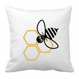 Pieris design Jarní dekorační polštářek včelka