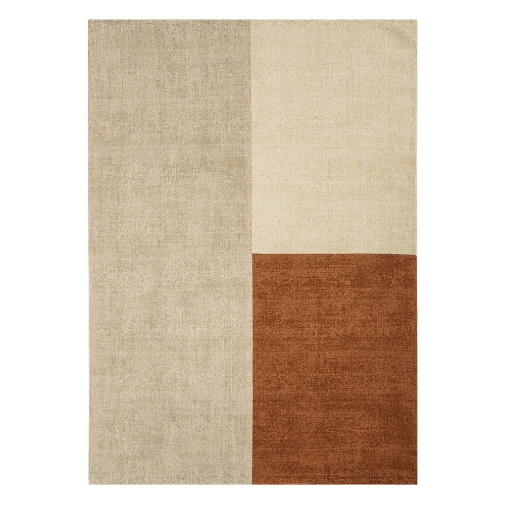 Béžovo-hnědý koberec Asiatic Carpets Blox, 200 x 300 cm - Bonami.cz