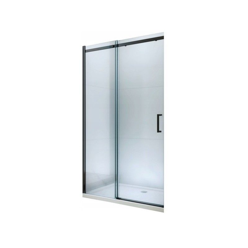 Sprchové dveře MEXEN OMEGA černé, 160 cm - Houseland.cz