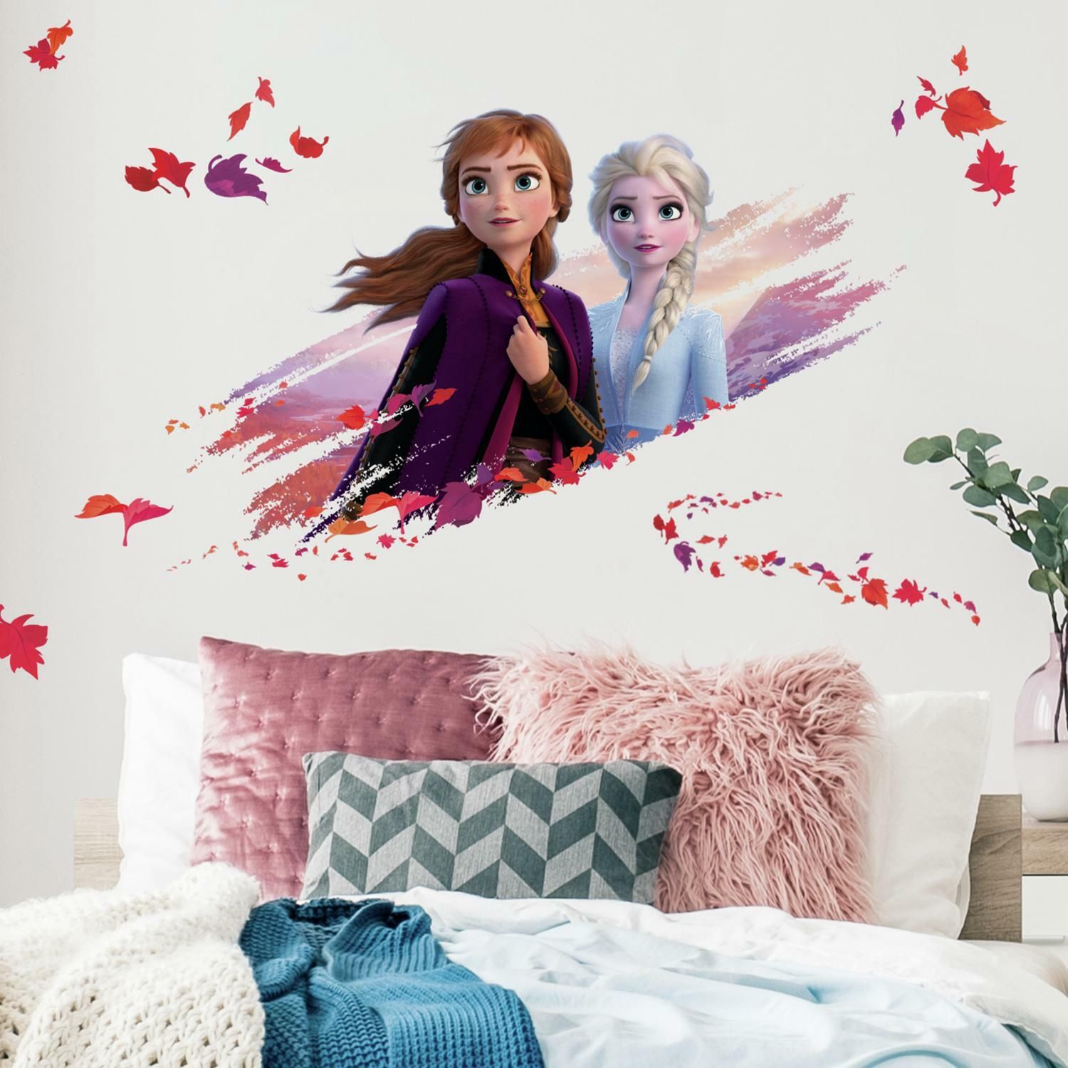 Samolepky Frozen Anna a Elsa - Dětské dekorace Lunami