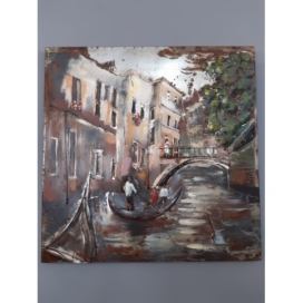 Kovový obraz Benátek