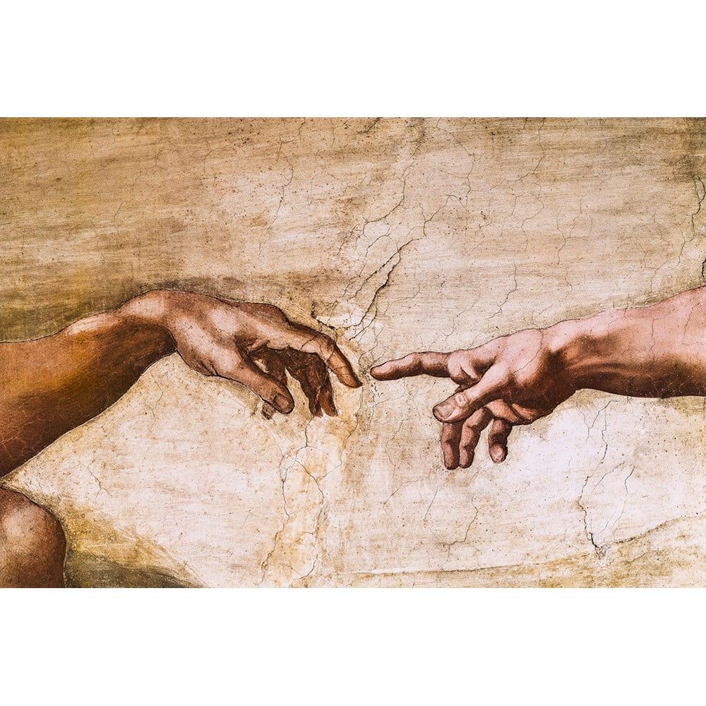 Reprodukce obrazu Michelangelo Buonarroti - Creation of Adam, 70 x 45 cm - Bonami.cz