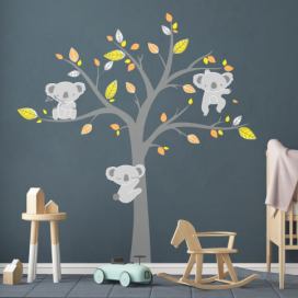 Dětské samolepky na zeď Ambiance Koala Autumn
