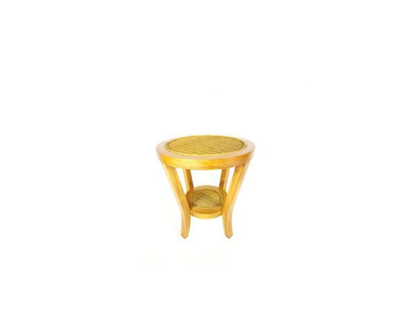 Ratanový obývací stolek PRAHA - světlý med - FORLIVING