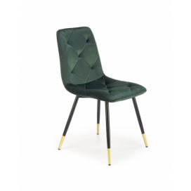 Jídelní židle K438 Halmar Tmavě zelená