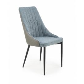 K448 Židle jasny Popelový/Modrý