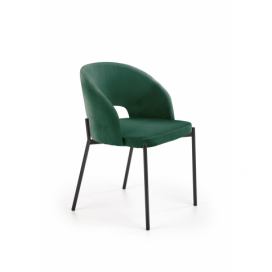 K455 Židle tmavě zelená