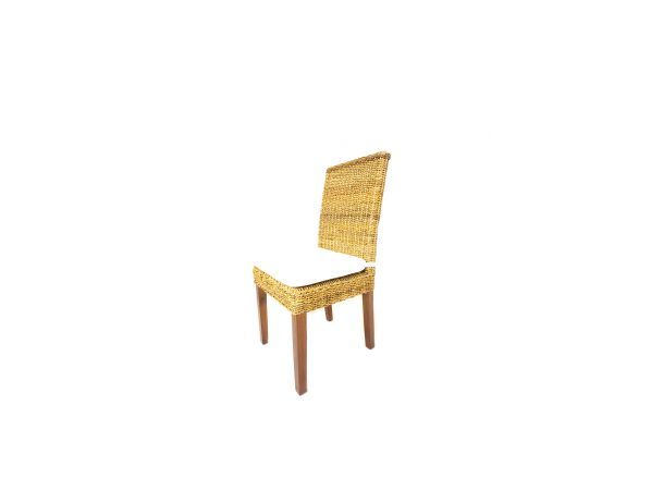 Jídelní židle LENKA - banánový list - konstrukce mahagon - FORLIVING