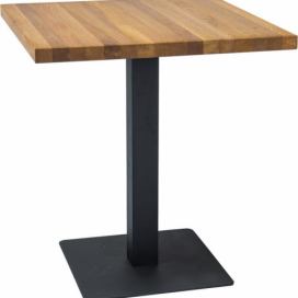 Jídelní stůl PURO dub masiv 60x60 cm Mdum