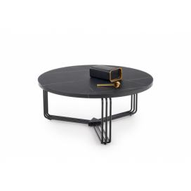 ANTICA Konferenční stolek Deska Černý mramor, Podstavec Černý