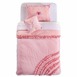 Přehoz přes postel 120-140cm Ballerina - růžová