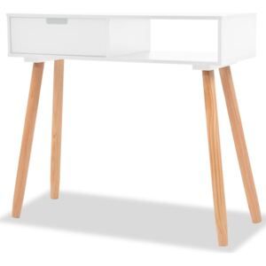 Odkládací stolek Moor - 80x30x72 cm | bílý - Favi.cz