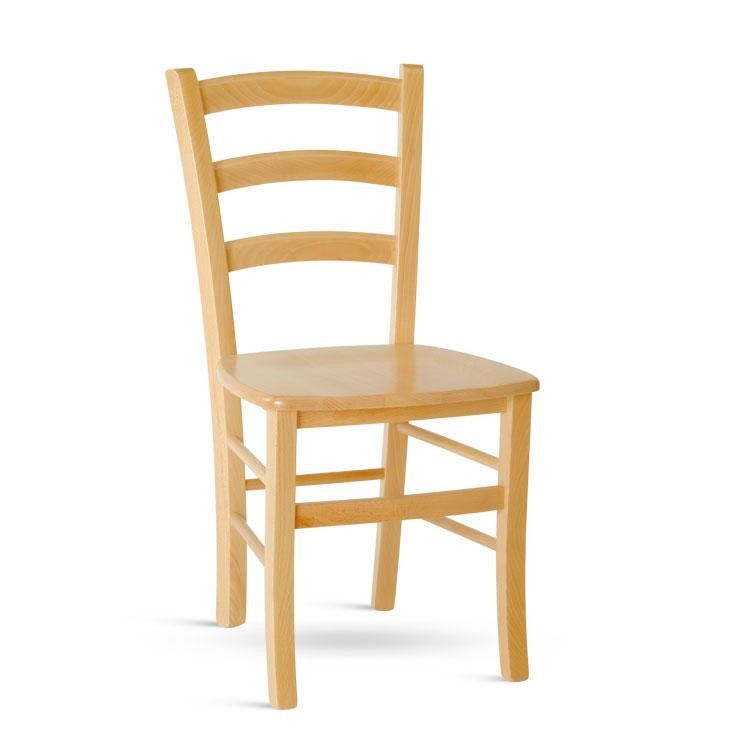 Stima Dřevěná židle Paysane masiv Tmavě hnědá - ATAN Nábytek