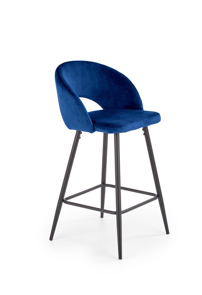 Barová židle H-96 Halmar Modrá - DEKORHOME.CZ