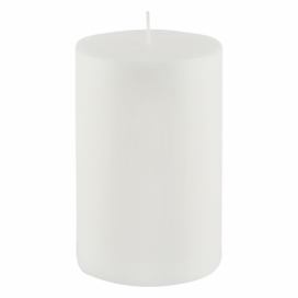 Bílá svíčka Ego Dekor Cylinder Pure, doba hoření 123 h