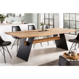 LuxD Designový jídelní stůl Galeno 200 cm divý dub