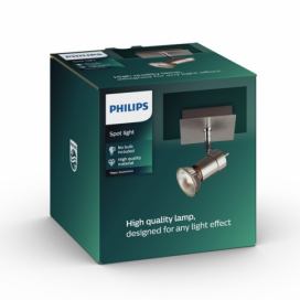 Philips 55080/48/PN Titan bodové svítidlo 1xGU10 hliník